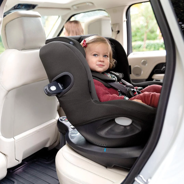 Small child in car seat