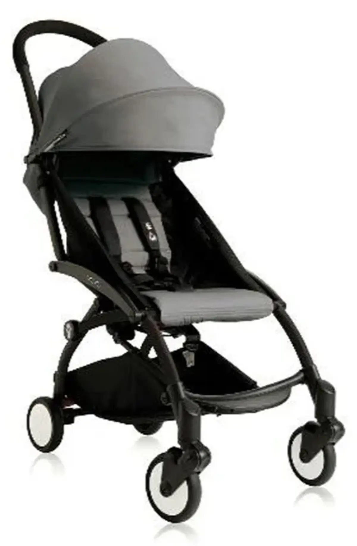 The Babyzen YOYO stroller in grey
