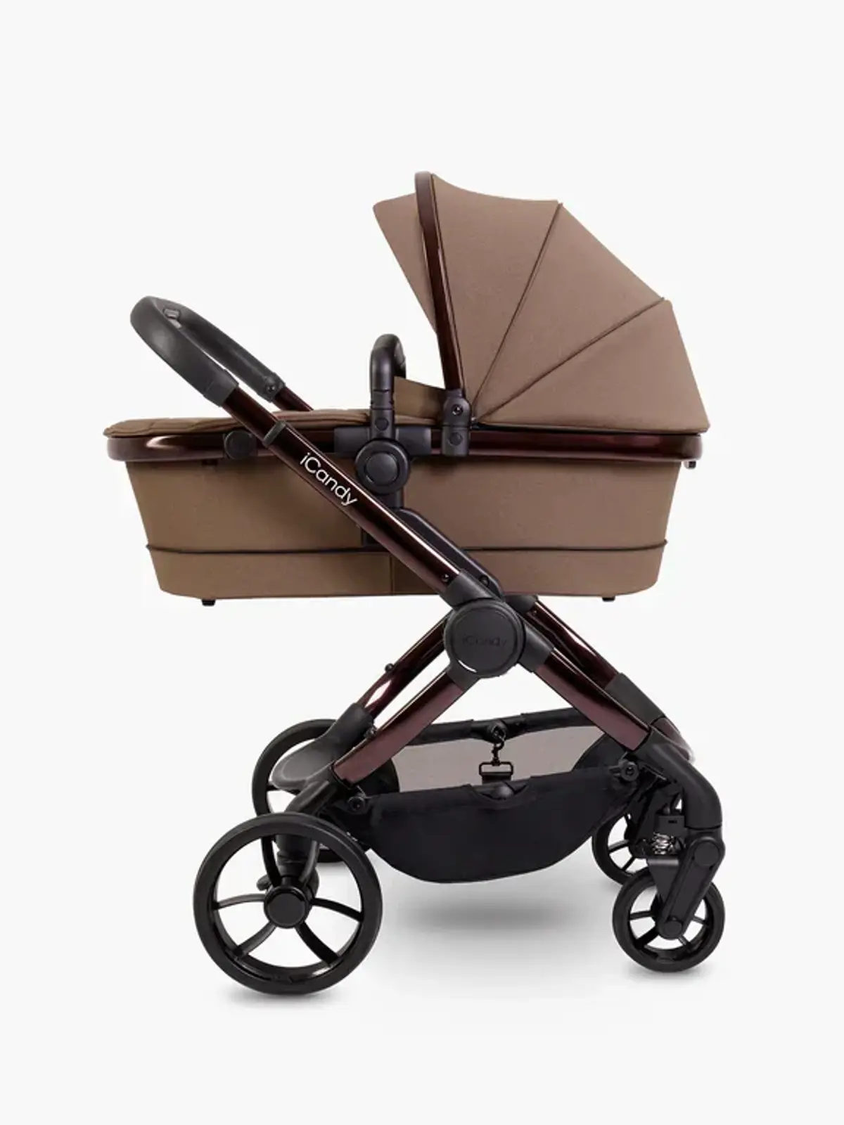 The iCandy Peach 7 pram in mocha