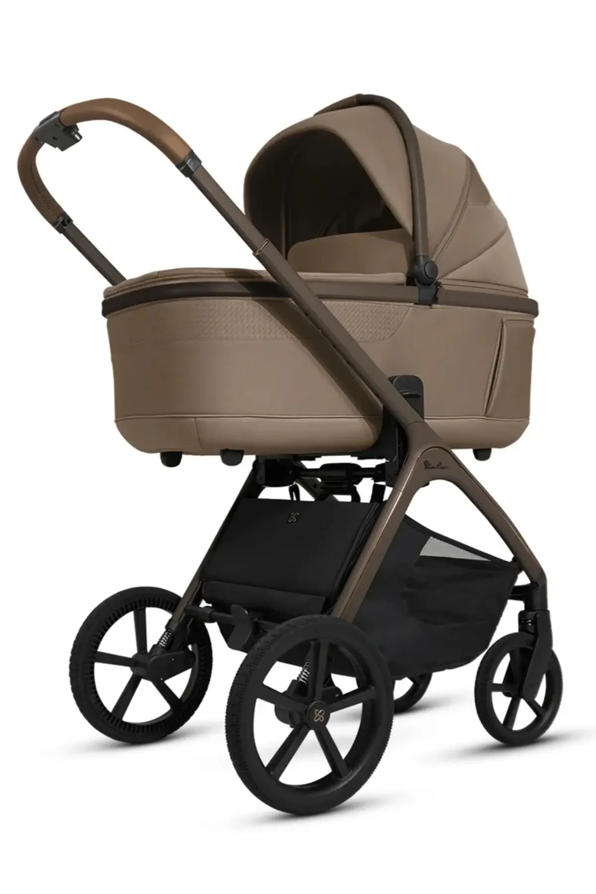 The Silver Cross Cove pram in brown