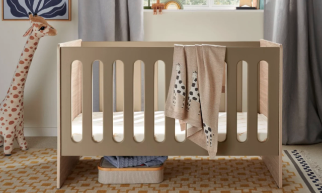 Cot in nursery